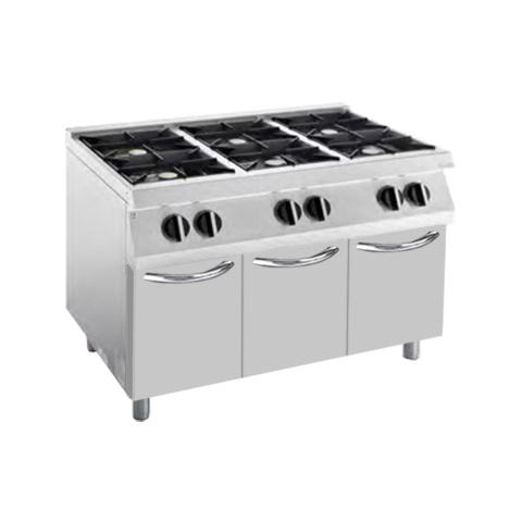 картинка Плита газовая 900 серии Apach Chef Line SLRRG129CS