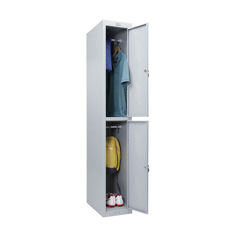Шкаф для одежды ПРАКТИК ML-12-30x30 базовый модуль усиленный
