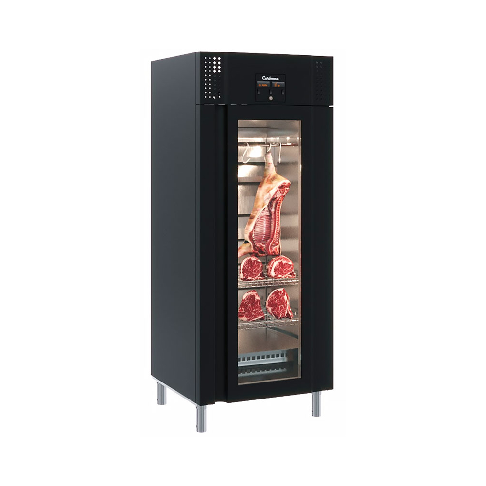 Шкаф холодильный Carboma M700GN-1-G-HHC 9005 (сыр, мясо)