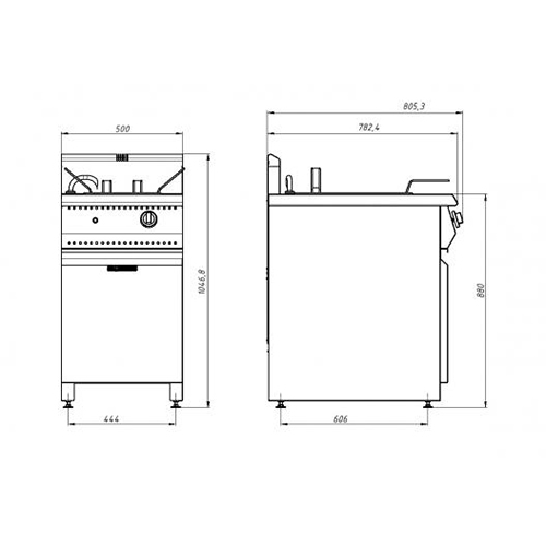 картинка Макароноварка газовая Grill Master Ф1МВГ/800