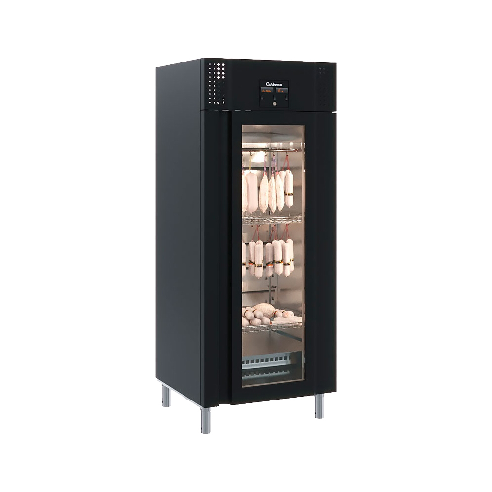 Шкаф холодильный Carboma M700GN-1-G-MHC 9005 (сыр, мясо, колбаса)