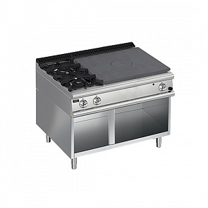 картинка Плита со сплошной поверхностью газовая 700 серии Apach Chef Line LRSTG127R2SXOS