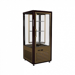 картинка Кондитерская витрина Carboma D4 VM 120-2 (R120Cвр Сarboma Люкс, 1/2, INOX) LATIUM