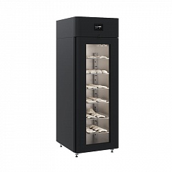 картинка Шкаф холодильный Polair CS107-Bakery Br тип 2 black со стеклом