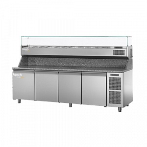 картинка Стол холодильный для пиццы Apach Chef Line LTPZ1111TUD32 GN 1/4