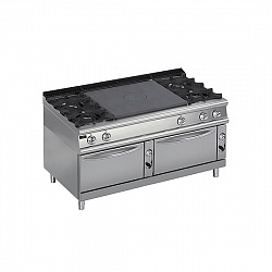 картинка Плита со сплошной поверхностью газовая 900 серии Apach Chef Line LRSTG169R4FE