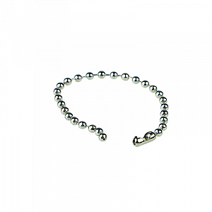 картинка Цепь шариковая металлическая BALL CHAIN 10 (2,4 мм) с замком-соединителем длина 10 см EPG